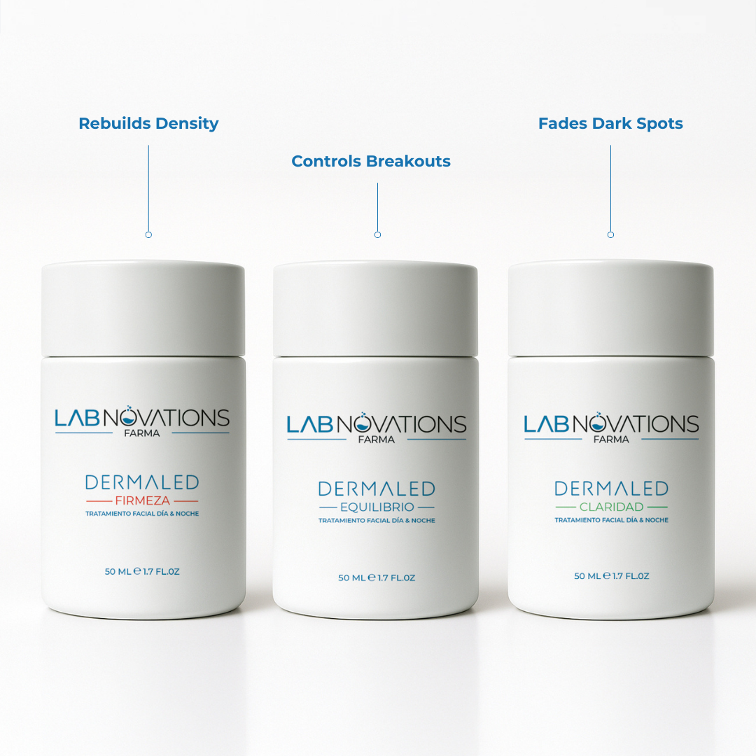 LED Phototherapy and Facial Cream for Firmness, Acne, and Dark Spots
