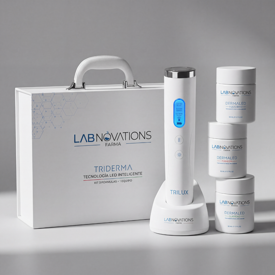 LED Phototherapy and Facial Cream for Firmness, Acne, and Dark Spots