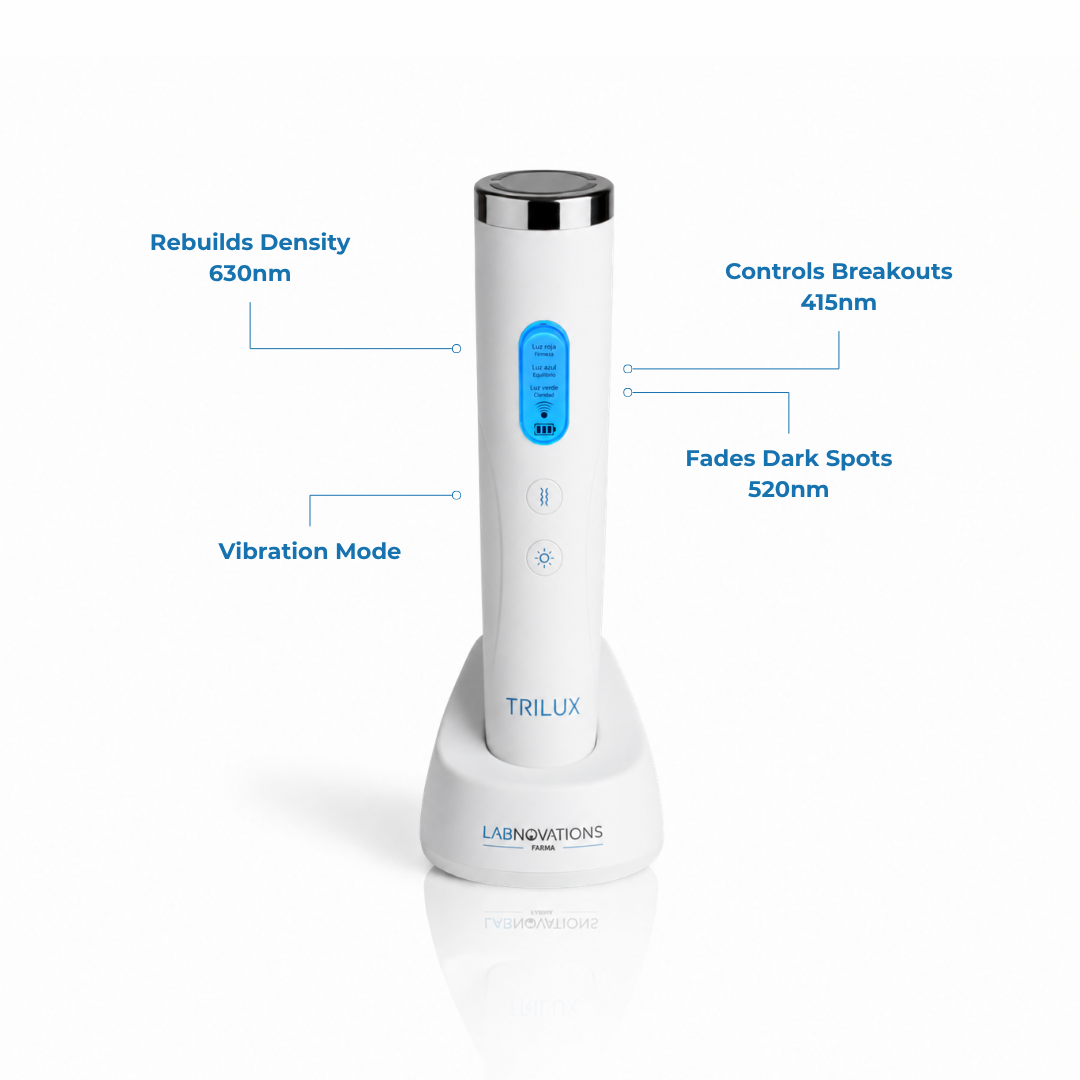 LED Phototherapy and Facial Cream for Firmness, Acne, and Dark Spots